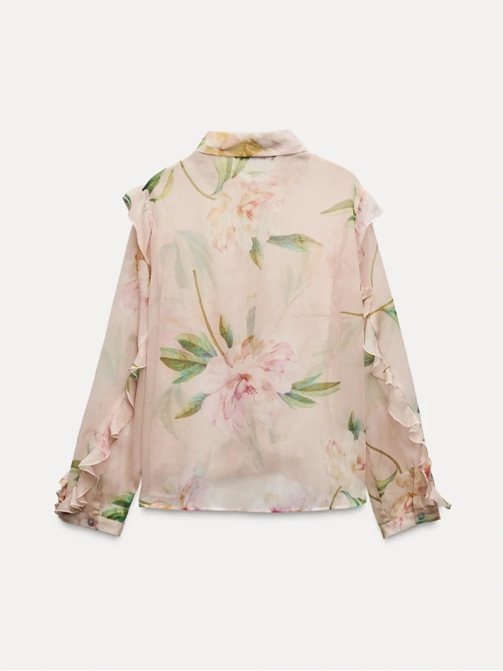 ZARA Ruffle Top NWT - Picture 2 of 4